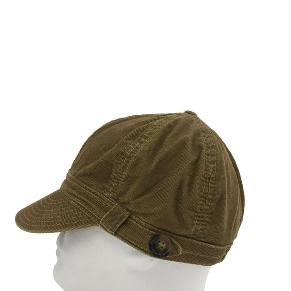 Baby Gap Toddler Retro Newsboy Cabbie Cap Hat M/L 4-5 Years Brown Corduroy 100% - Picture 2 of 12